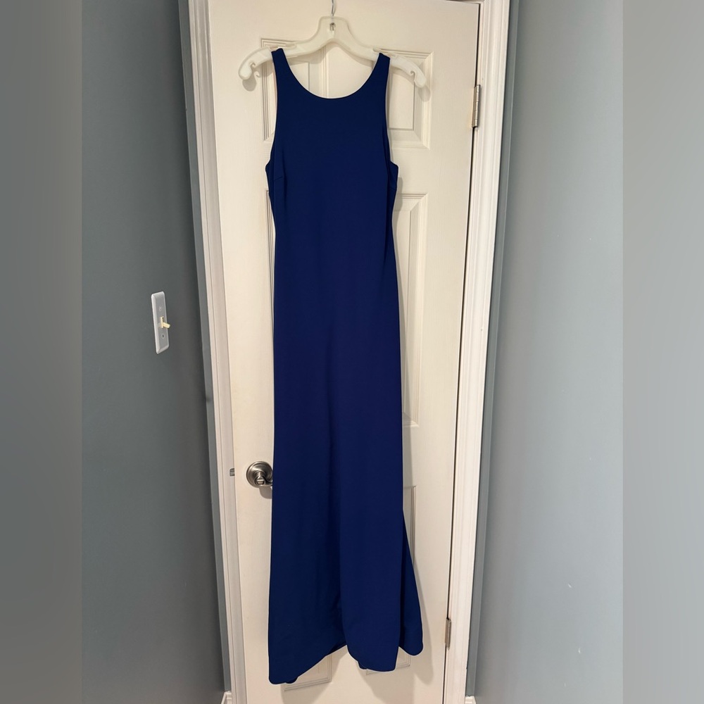 Sequin Hearts Royal Blue Sleeveless Gown
